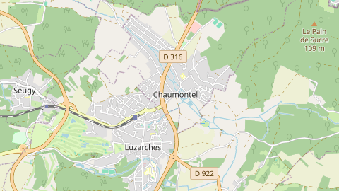 Carte de localisation de l'évènement
