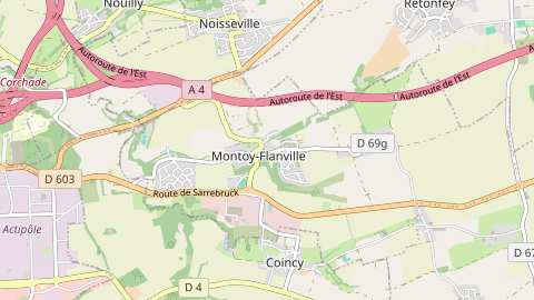 Carte de localisation de l'évènement