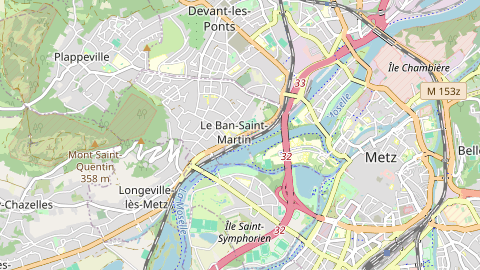 Carte de localisation de l'évènement