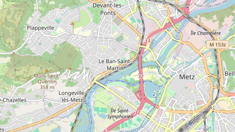 Carte de localisation de l'évènement
