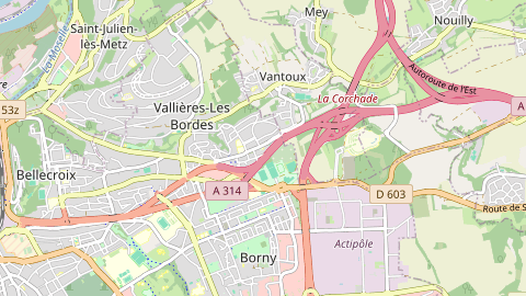 Carte de localisation de l'évènement