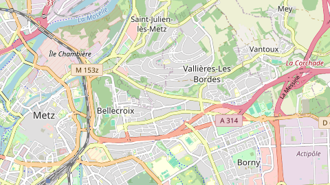 Carte de localisation de l'évènement