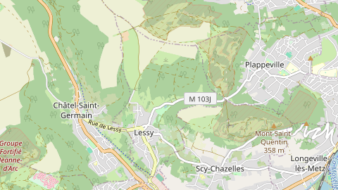 Carte de localisation de l'évènement