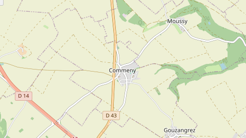 Carte de localisation de l'évènement