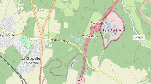 Carte de localisation de l'évènement