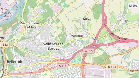 Carte de localisation de l'évènement