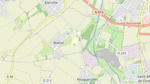 Carte de localisation de l'évènement