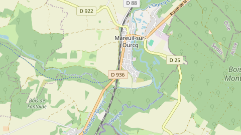 Carte de localisation de l'évènement