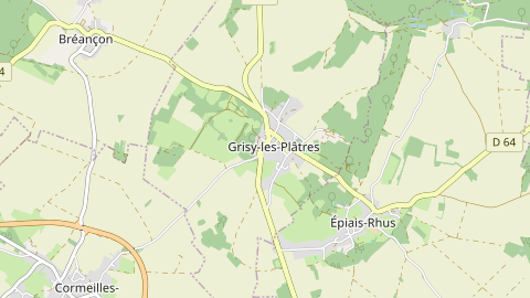 Carte de localisation de l'évènement