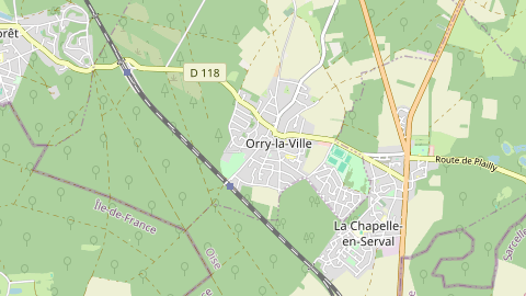 Carte de localisation de l'évènement