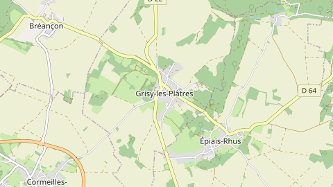 Carte de localisation de l'évènement