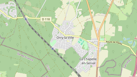 Carte de localisation de l'évènement