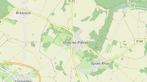 Carte de localisation de l'évènement