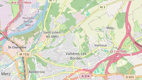 Carte de localisation de l'évènement