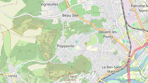Carte de localisation de l'évènement