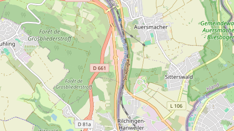 Carte de localisation de l'évènement