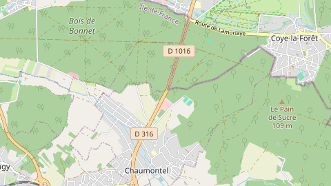 Carte de localisation de l'évènement