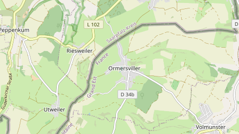 Carte de localisation de l'évènement