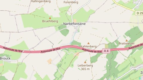 Carte de localisation de l'évènement