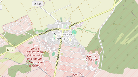 Carte de localisation de l'évènement