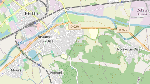 Carte de localisation de l'évènement