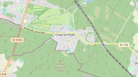 Carte de localisation de l'évènement