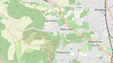 Carte de localisation de l'évènement