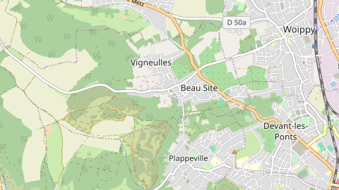 Carte de localisation de l'évènement