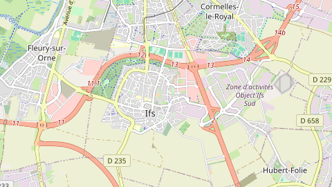 Carte de localisation de l'évènement
