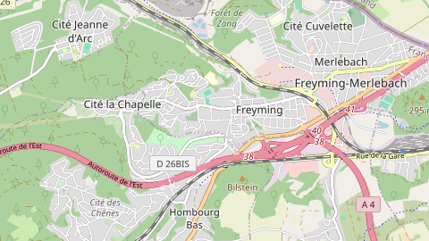 Carte de localisation de l'évènement