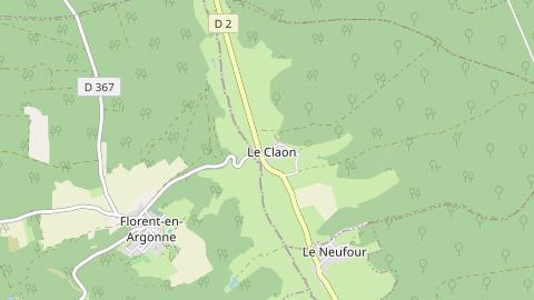 Carte de localisation de l'évènement