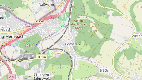 Carte de localisation de l'évènement