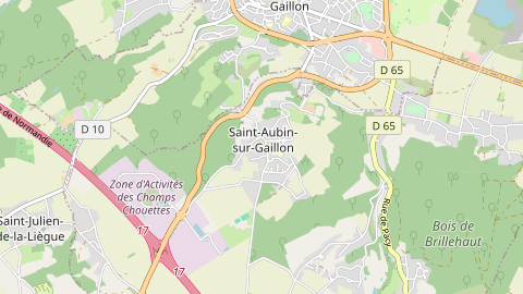 Carte de localisation de l'évènement