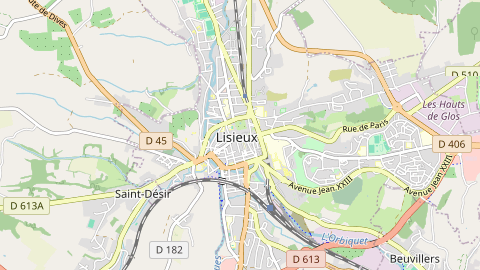 Carte de localisation de l'évènement