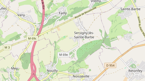 Carte de localisation de l'évènement