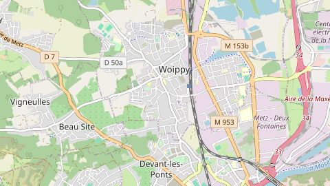 Carte de localisation de l'évènement