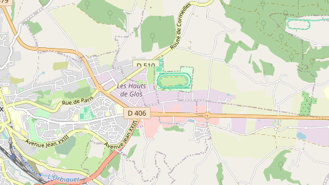 Carte de localisation de l'évènement