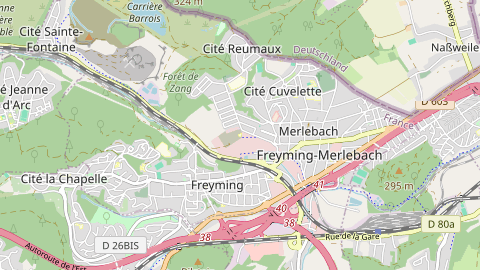 Carte de localisation de l'évènement