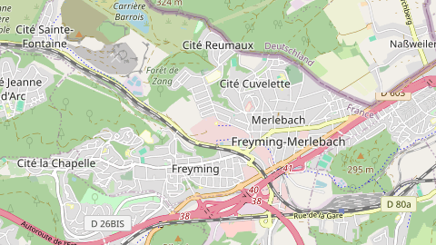 Carte de localisation de l'évènement