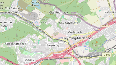 Carte de localisation de l'évènement