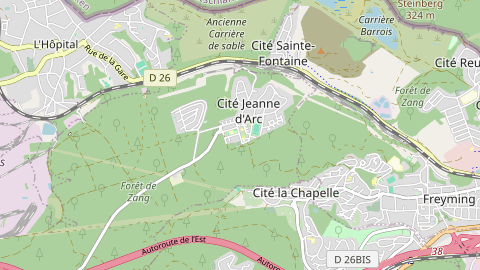 Carte de localisation de l'évènement