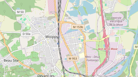 Carte de localisation de l'évènement