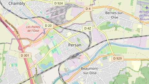 Carte de localisation de l'évènement