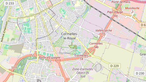 Carte de localisation de l'évènement