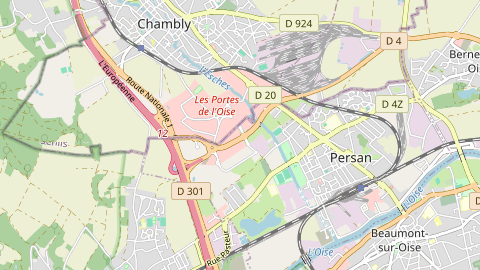 Carte de localisation de l'évènement