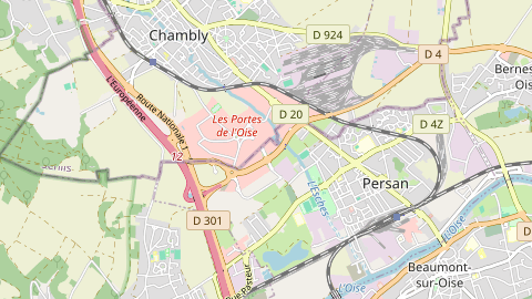 Carte de localisation de l'évènement