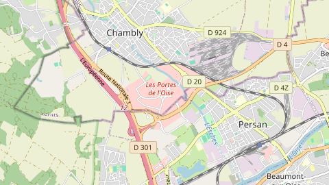 Carte de localisation de l'évènement