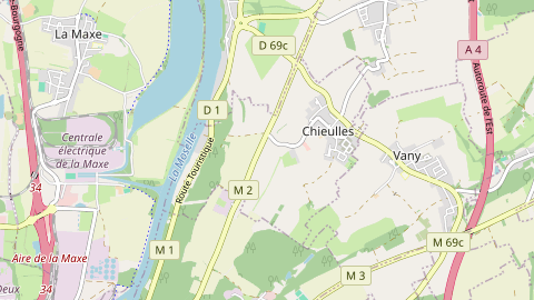 Carte de localisation de l'évènement