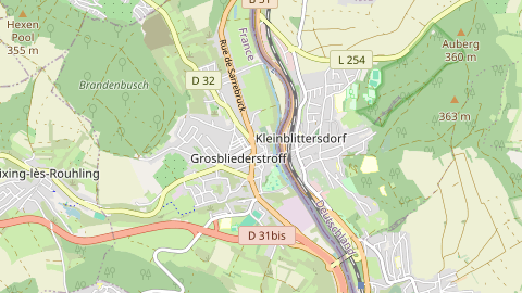 Carte de localisation de l'évènement