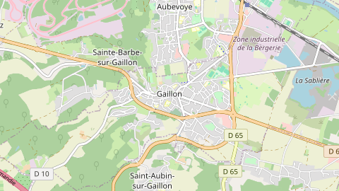 Carte de localisation de l'évènement